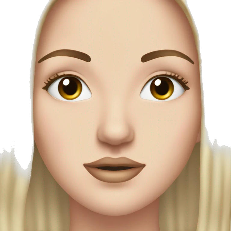 White girl- eyes closed- beauty face mask massage full care emoji
