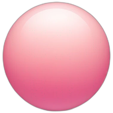 A round, flesh colored ball with a pink dot in the middle of it emoji