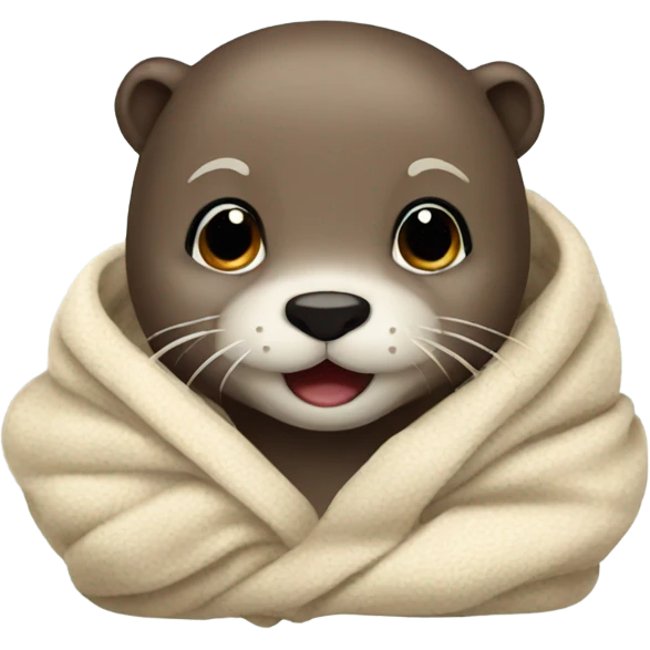 Otter of blanket emoji