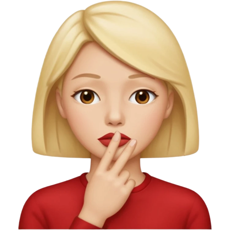 shushing emoji