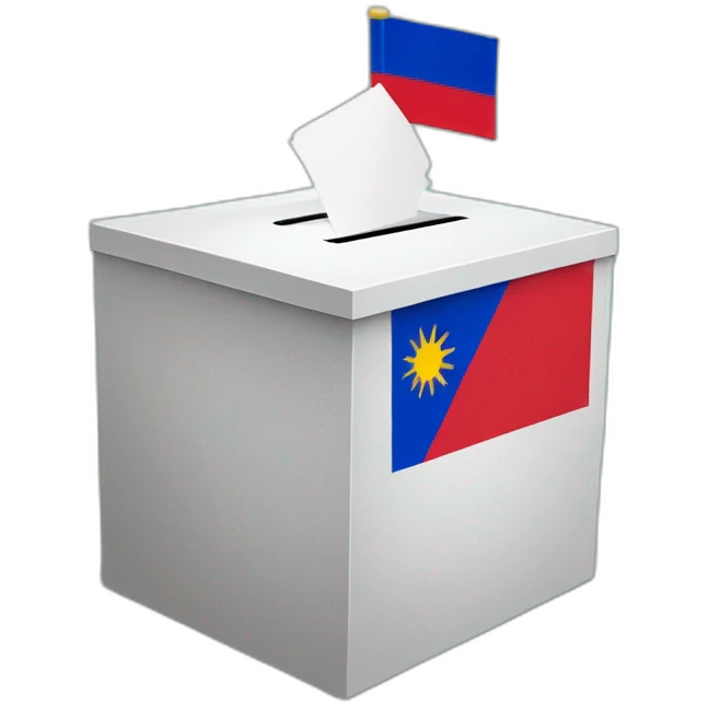 election ballot box with Philippine flag emoji