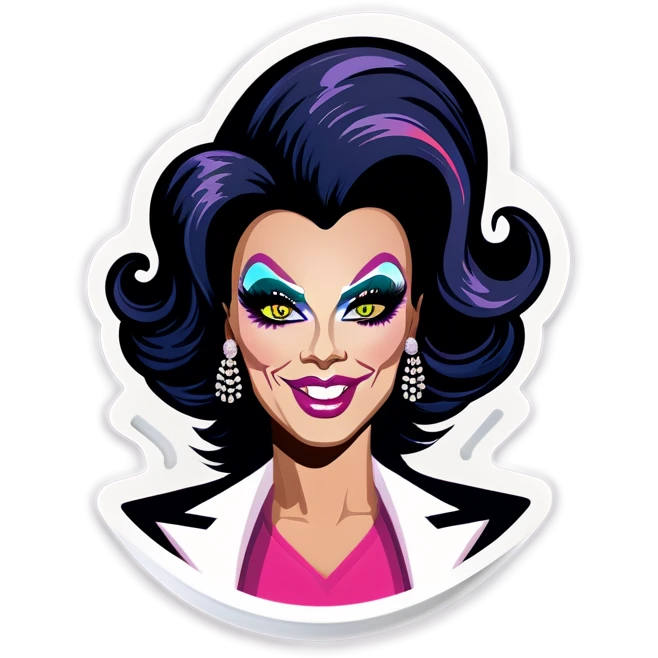 Famous oil tycoon drag queen  emoji