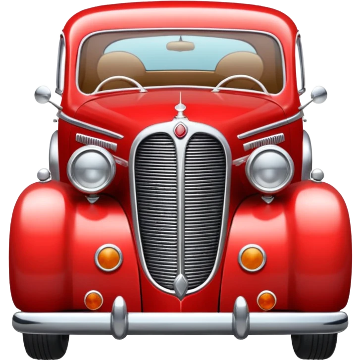 old fashioned car emoji