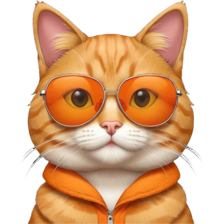 Cat wearing sunglasses emoji