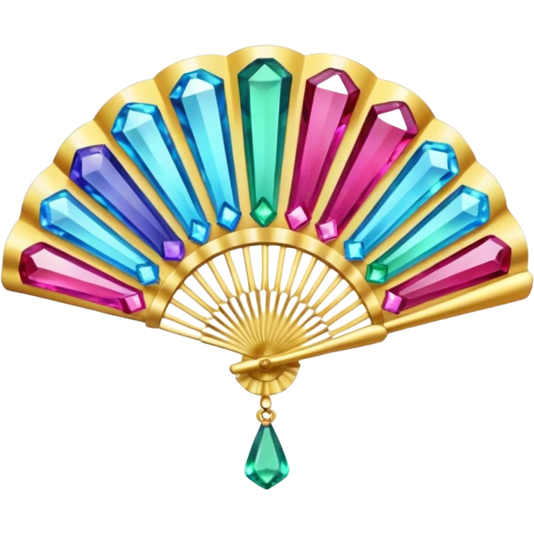 gem fan with ggem accessories emoji
