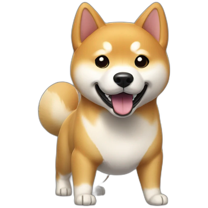 Shiba inu qui joue a la ps5 emoji