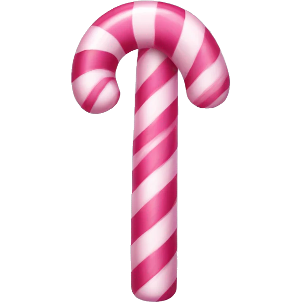 pink candy cane emoji