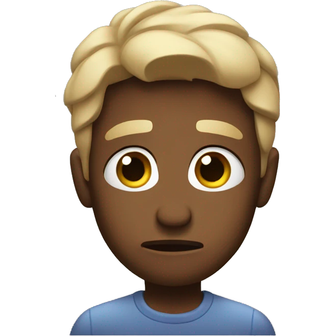 Worried respectfully emoji
