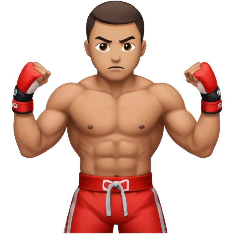 mma fighter emoji