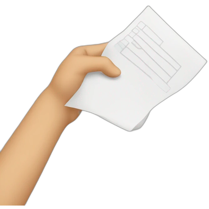 hands holding eviction notice emoji