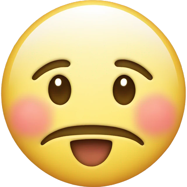 smiley face blushing  emoji