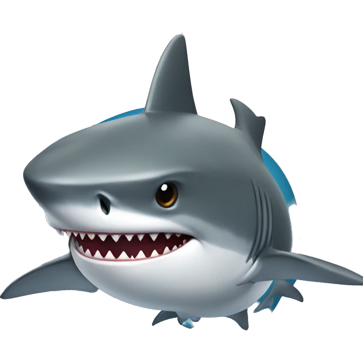 Shark with army hat emoji
