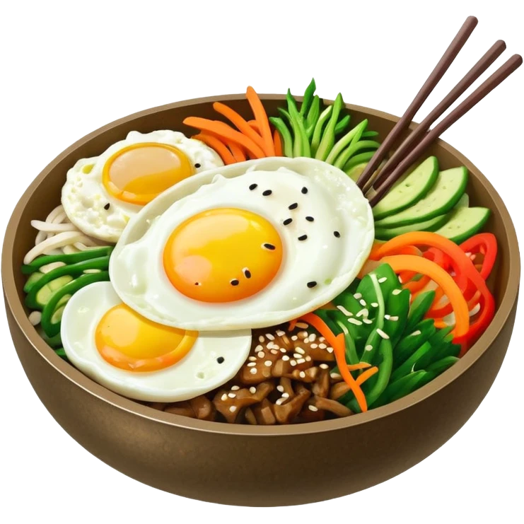 korean bibimbap emoji