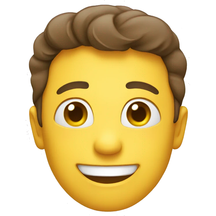 Happy face emoji