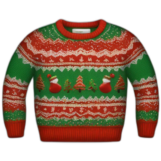 christmas sweater emoji