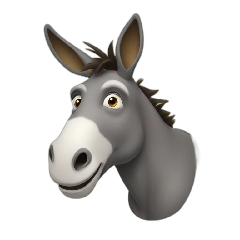 Donkey from Shrek emoji