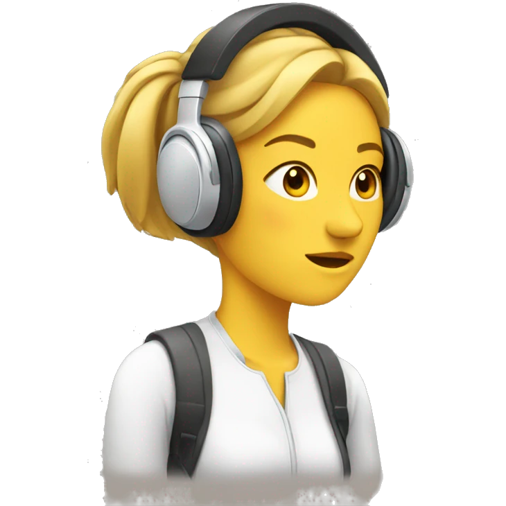 headphone + women emoji