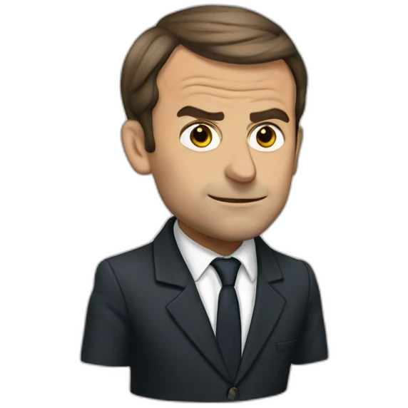 Emanuel macron qui fume emoji