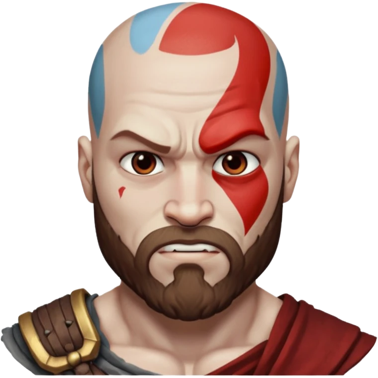 Kratos skin whiter Without beard emoji