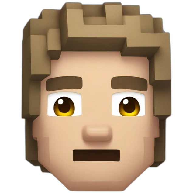 steve minecraft qui dort emoji