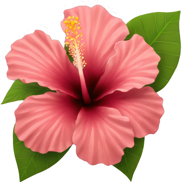 hibiscus flower emoji