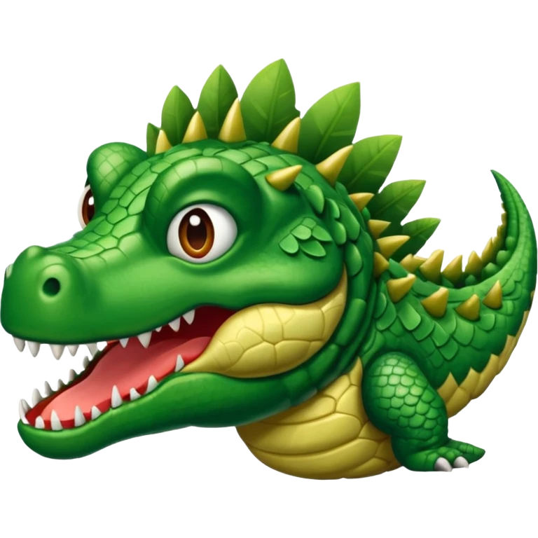 Hazme un avión con cabeza de cocodrilo emoji