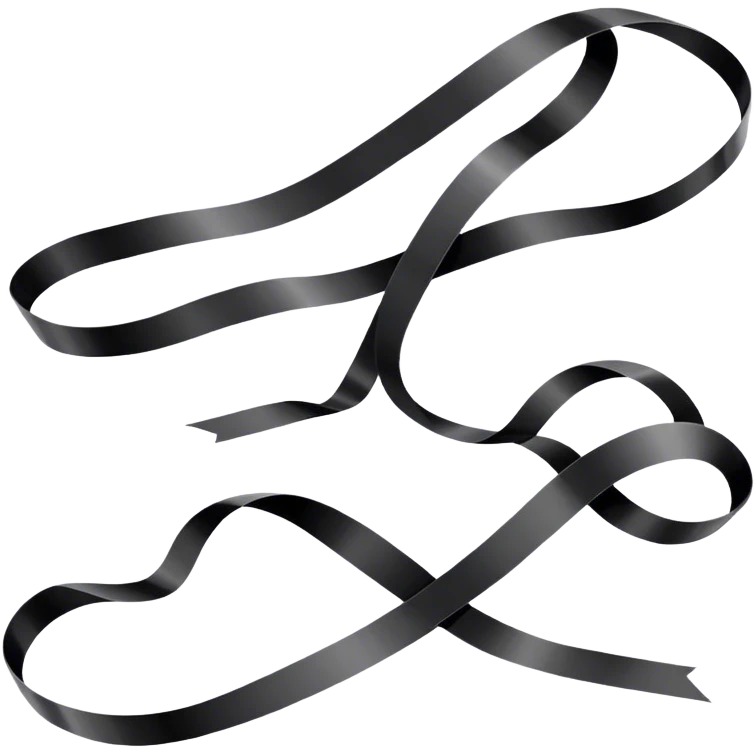 long black stretch tape emoji