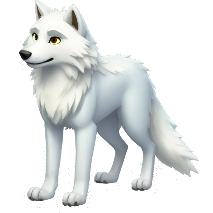 Animal-Jam-Arctic-Wolf full body emoji