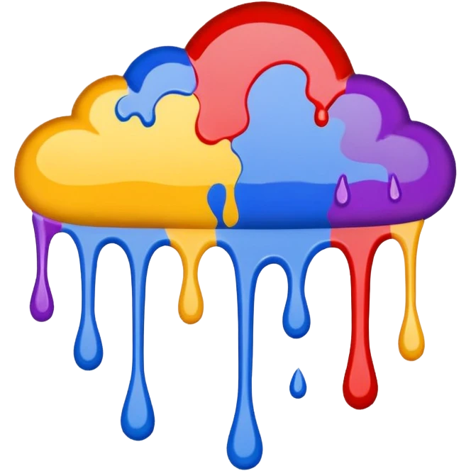 large paint splat emoji