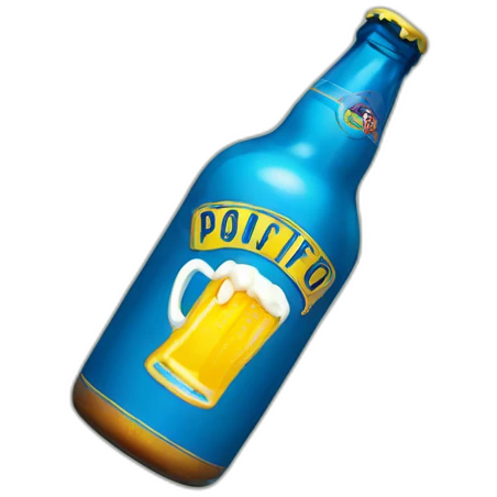 Pacifico beer bottle emoji