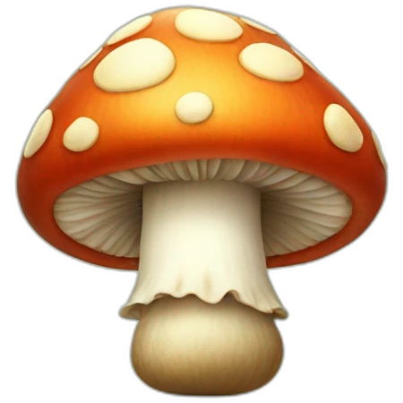 mushroom wearing crown emoji