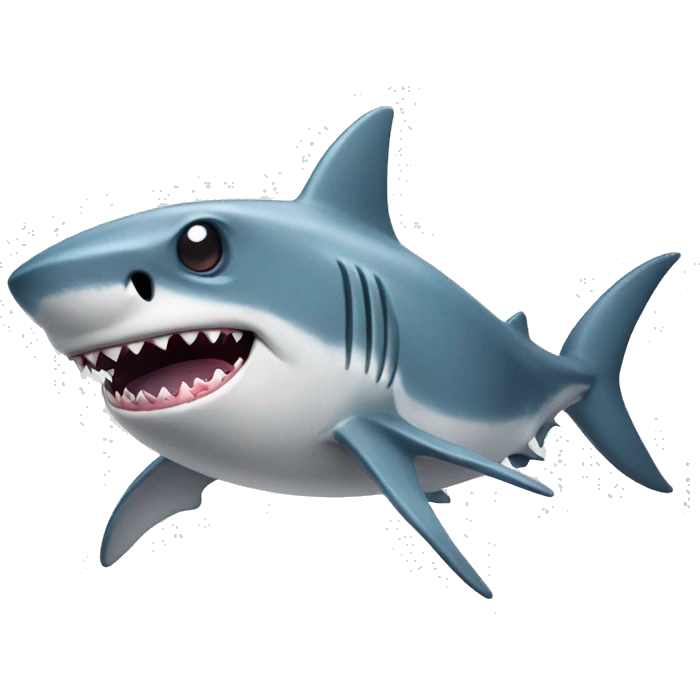 shark with cat hat emoji