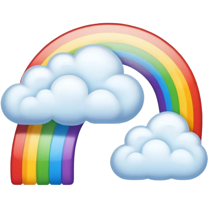Cloud Rainbow emoji