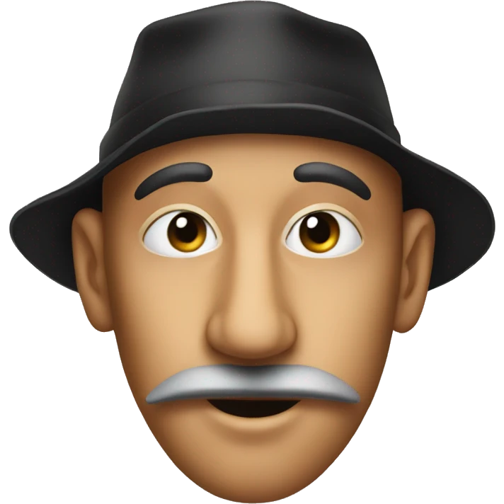 Nose with a hat emoji