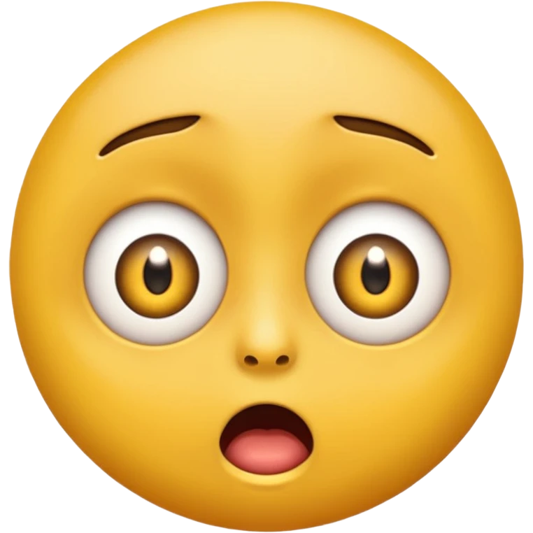 Crazy face emoji with twitching eye emoji