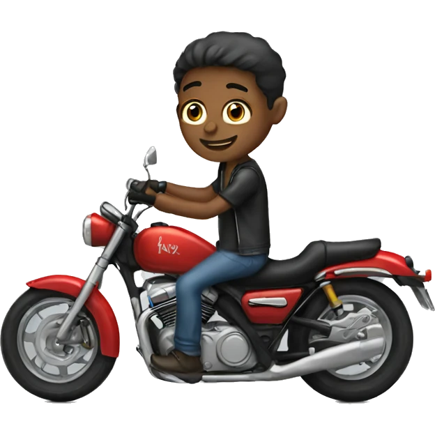 boys  by motorcycle emoji