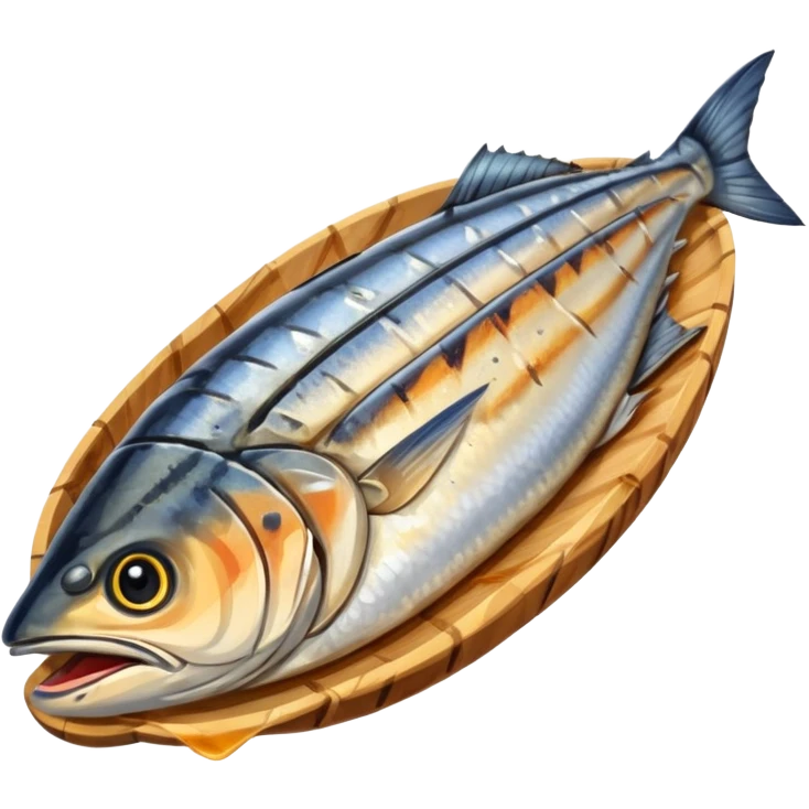 grilled mackerel fillet emoji