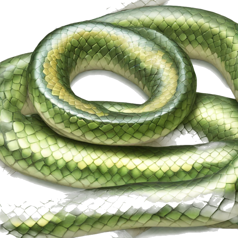 shiny snake emoji