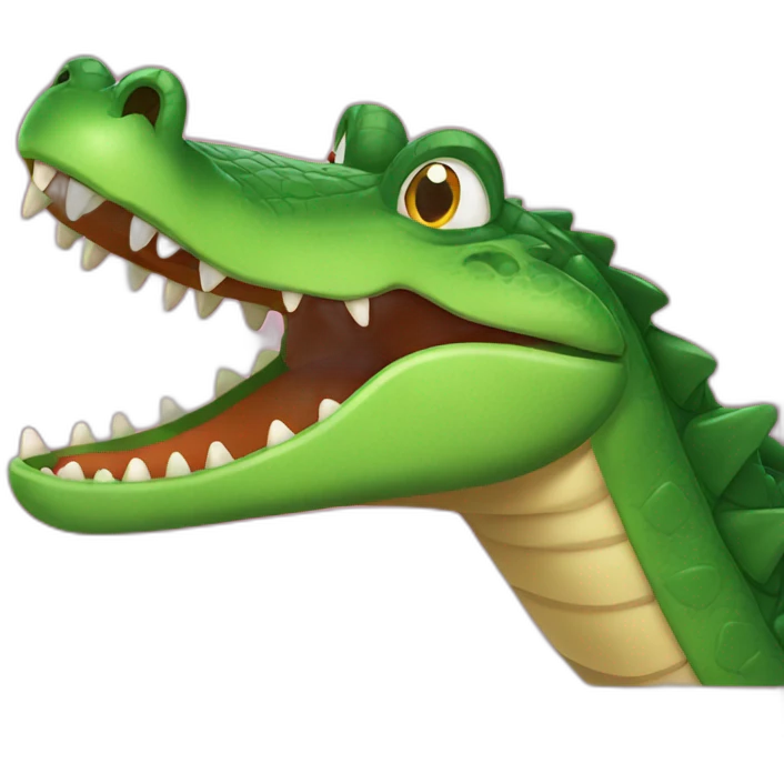 dangerous and horror Crocodile, alligator  emoji