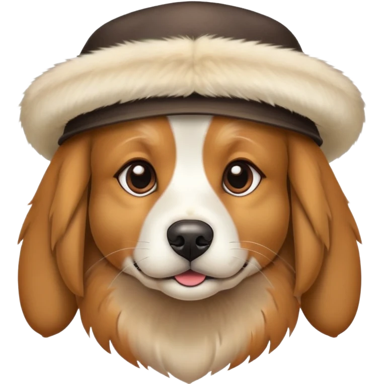 Dog with hat emoji