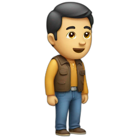 A man without Money in the pocket emoji