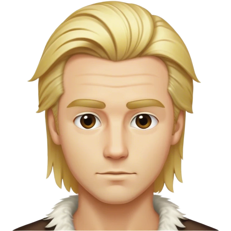 blonde male hair slicked back pompadour with clean sidesblonde male hair shaggy mid length layers with feathered texture emoji
