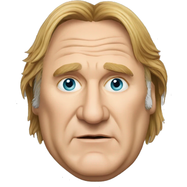 gerard Depardieu qui dit "Weee" emoji