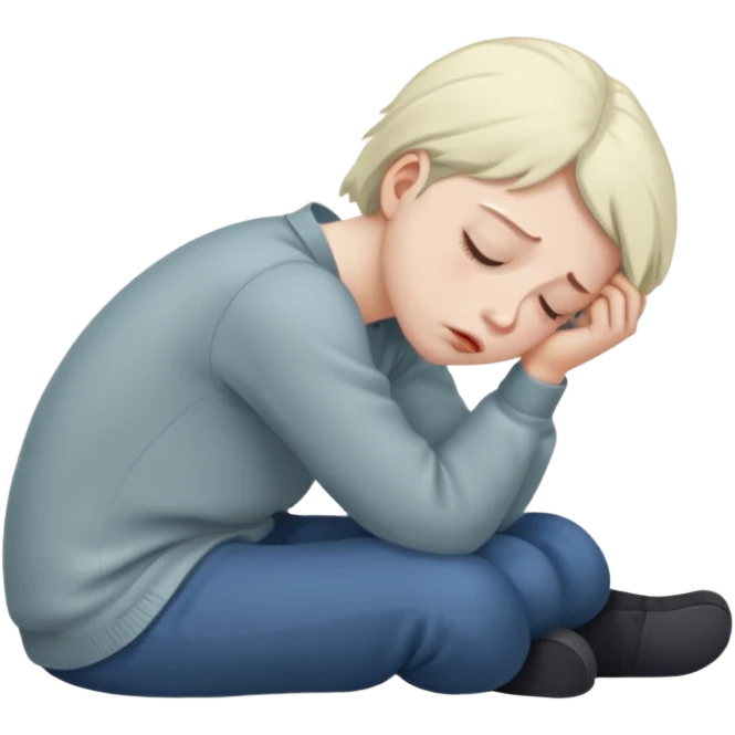 Depressed emoji