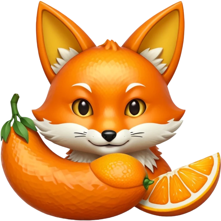 Kitsune fruit emoji