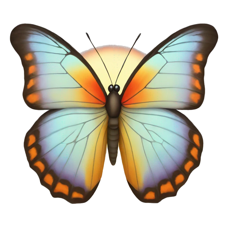 Sunrise butterfly emoji