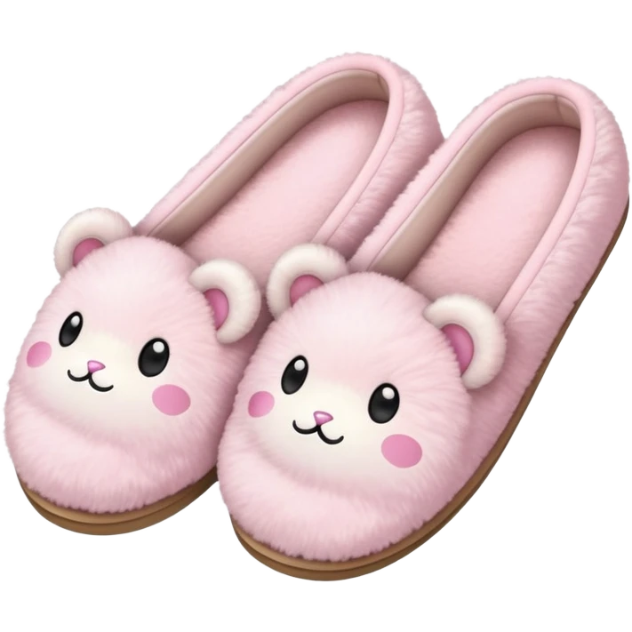 light pink slippers emoji