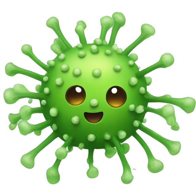 Cute Varicella zoster virus emoji