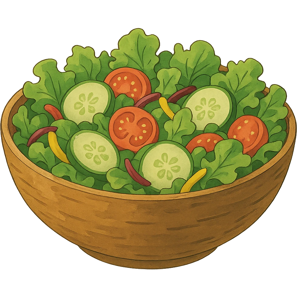 bowl of salad emoji