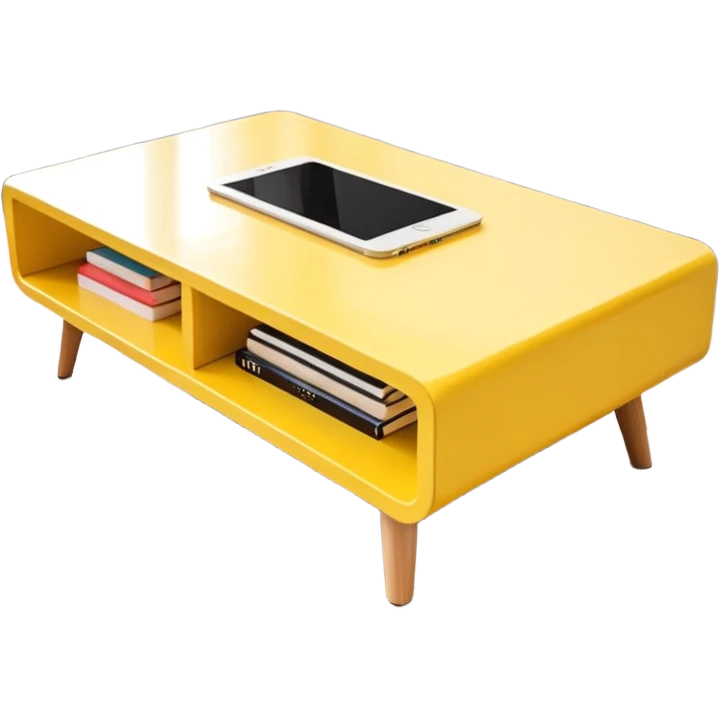 yellow coffe table
 emoji